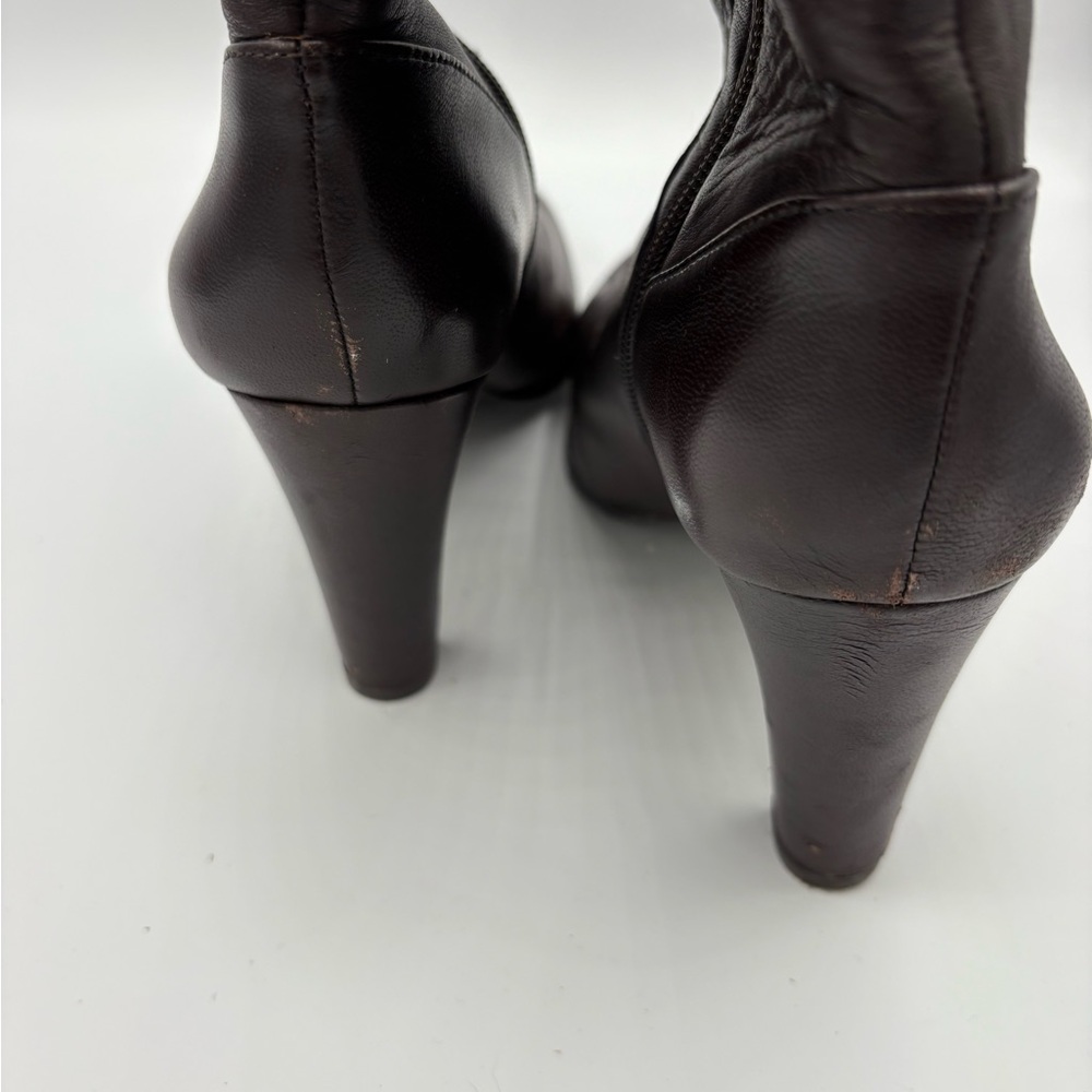 Antonio Melani Brown Leather Boots 7M - Picture 4 of 4